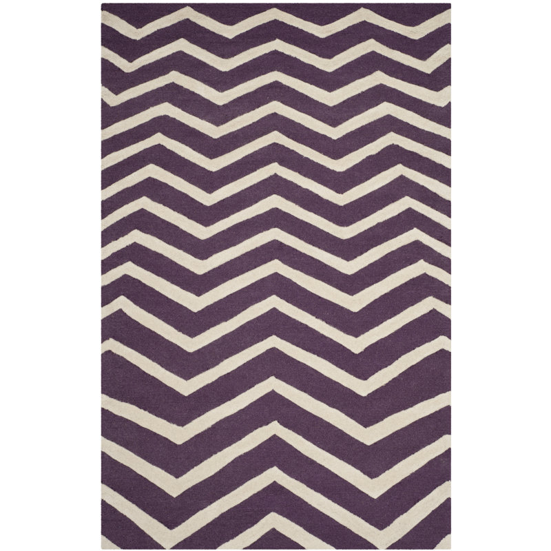 Betton Chevron Wool Hand Woven Area Rug, Rectangle 183 x 274 cm