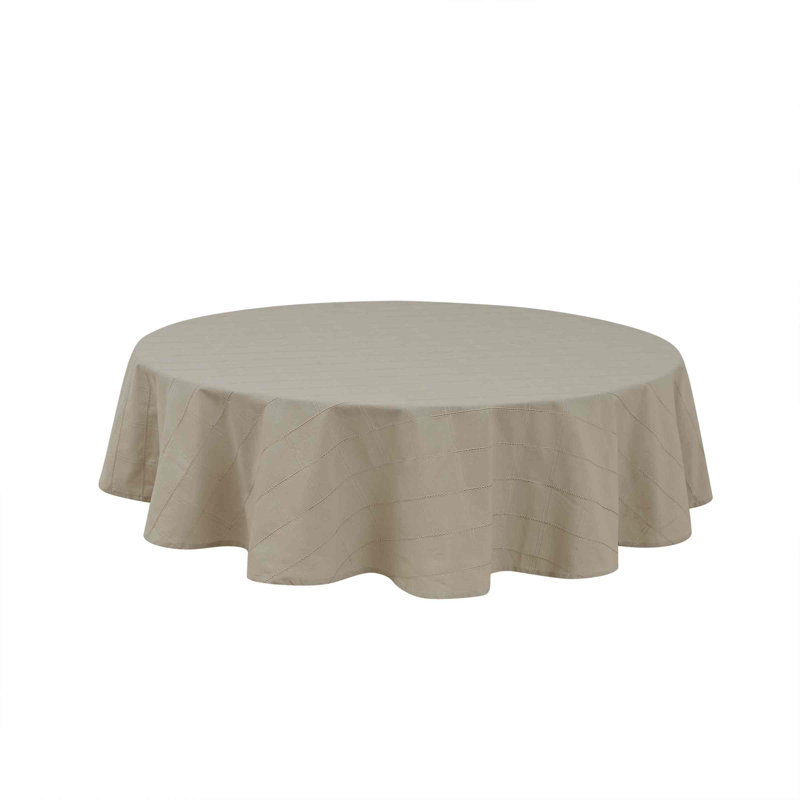 Izod Chadwick Linen 70" Round Tablecloth, Tan