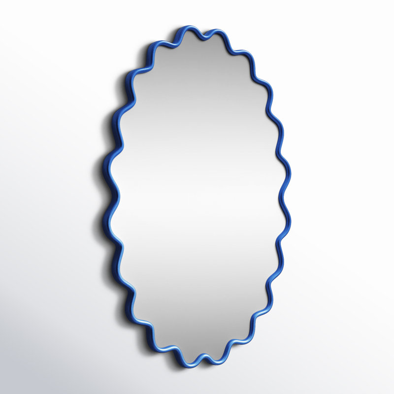 Miroir mural Modern, Bleu
