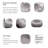 Modern Sofa 46.9'' Bubble Floor Sofa,Single Chair-2030484847
