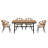 Stylish And Weather-resistant Outdoor Patio Set With Pe Rattan Chairs And Durable Table