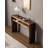 39.37" Brown Rectangular Solid Wood Console Table-107442443