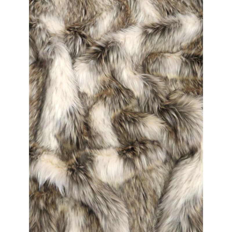 Jeté en fausse fourrure Thomas Collection®, L 60 po x l 58 po