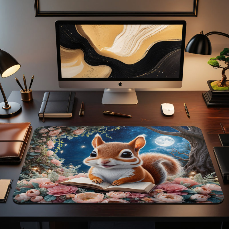 Polyester Desk Pad, 31.5x15.5