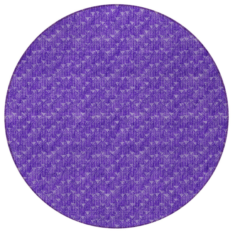Tapis d'intérieur rond 8 pi