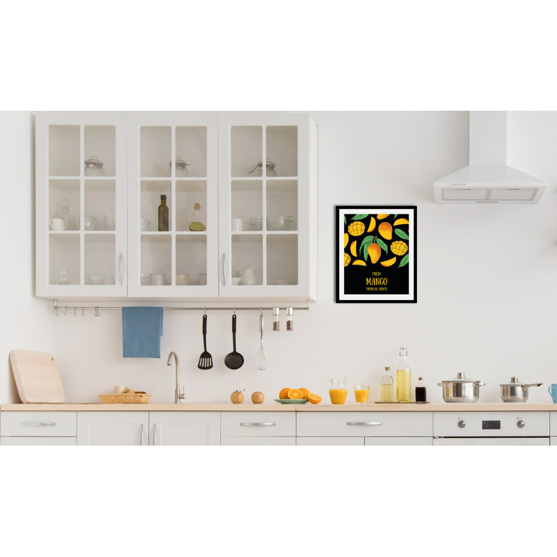 Fresh Mango - Single Picture Frame Print, 70cm H x 50cm W