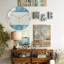 Horloge murale Fiery Sunburst