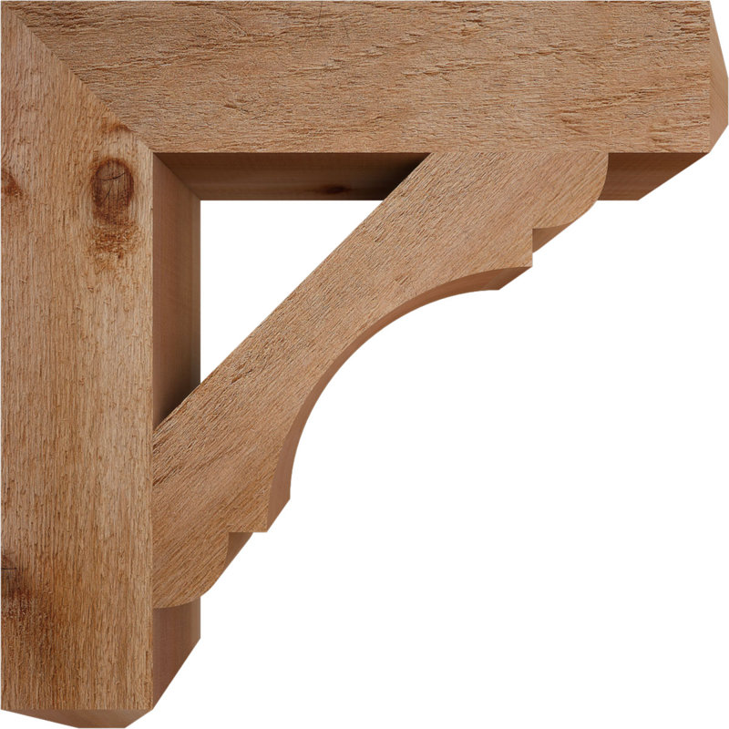 Support de scie rugueuse Western C 4, l 4 po x P 20 po x H 20 po, H 20 po x l 4 po x P 20 po, Cèdre rouge de l'Ouest (brut)
