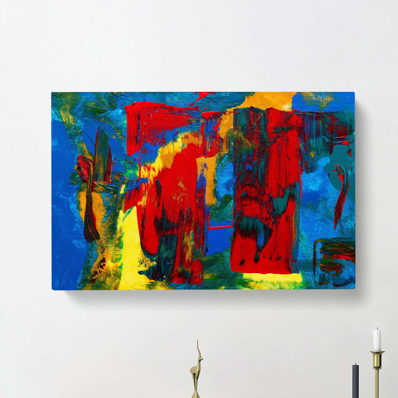 Abstract Art Painting Vol.274 by S.Johnson - Wrapped Canvas, 35cm H x 50cm W x 3cm D