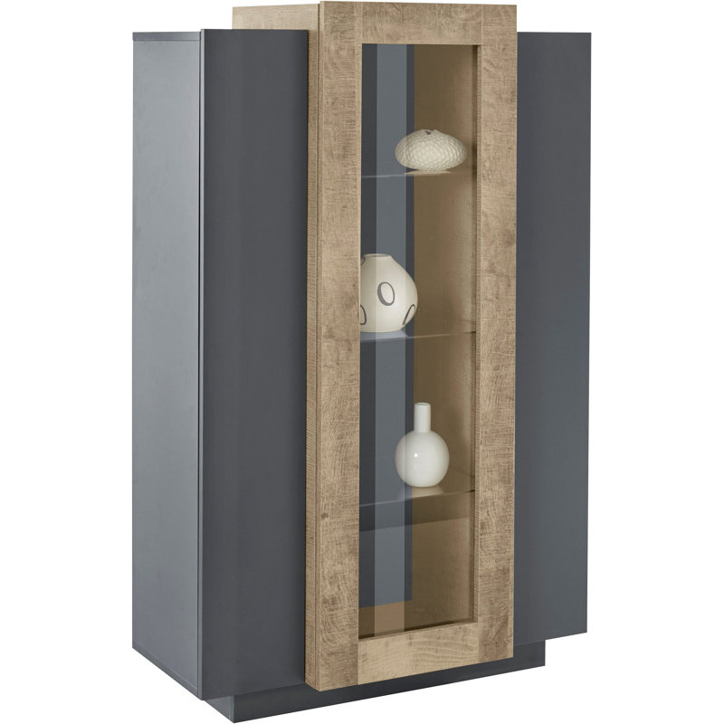 Aviyanah Sideboard, Anthracite/Oak
