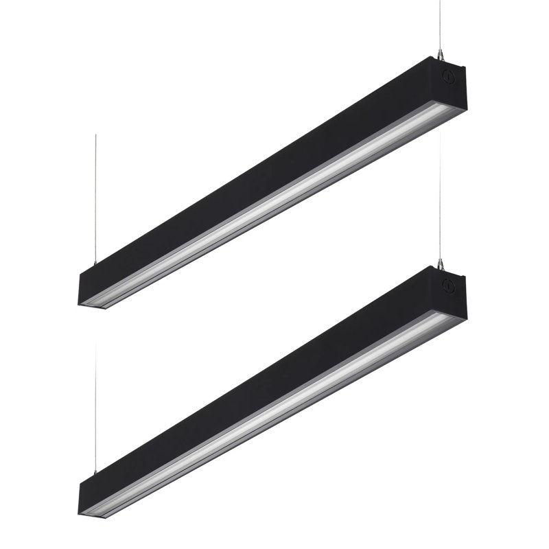 4FT 40W 3CCT Dimmable Wall Washing Asymmetric Linear Light, 3000K/4000K/5000K Selectable