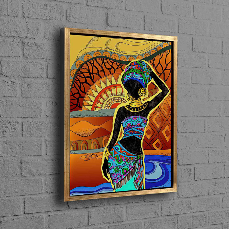 Print on Canvas, Gold Floater Framed, 20 cm H x 30 cm W
