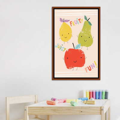«Fruit Fun I» par Caroline Alfreds - impression d'art graphique