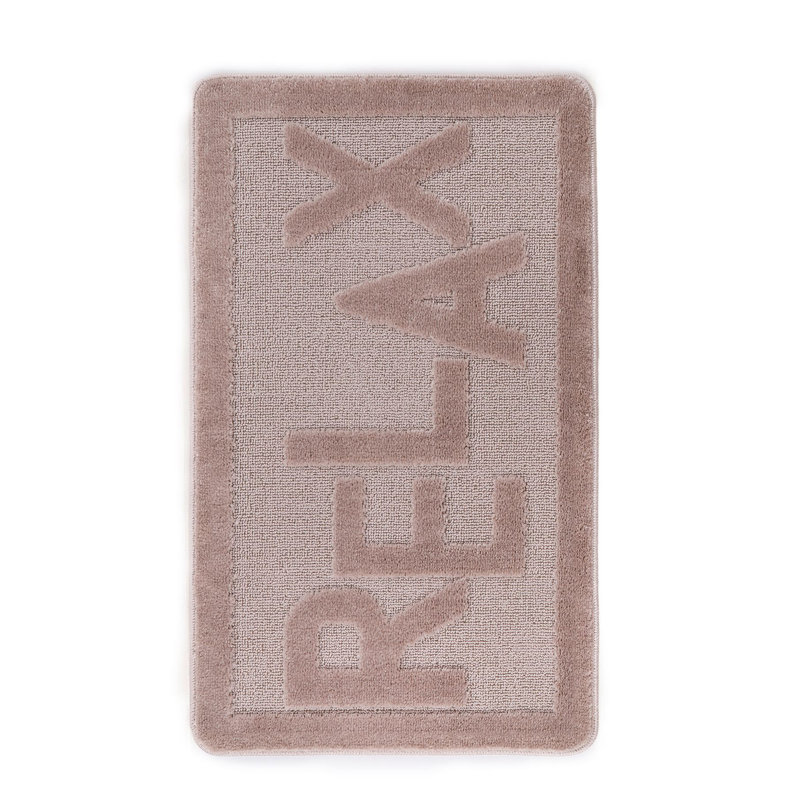 High-Quality Bathmat, Mink Color, 23.6 x 39.4 inches | 100% Polypropylene, Total Thickness: 0.4 inches, Non-Slip Natural Latex Sole | Machine Washable on Delicate Cycle, Soft and Durable for Bathroom Comfort