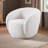 Swivel Accent Chair, Boucle Fabric Upholstered Barrel Chair, Single Sofa Single Armchair for Living Room-263754390-19214552