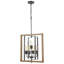 Lustre rectangulaire unique à 5 lumières Brimson