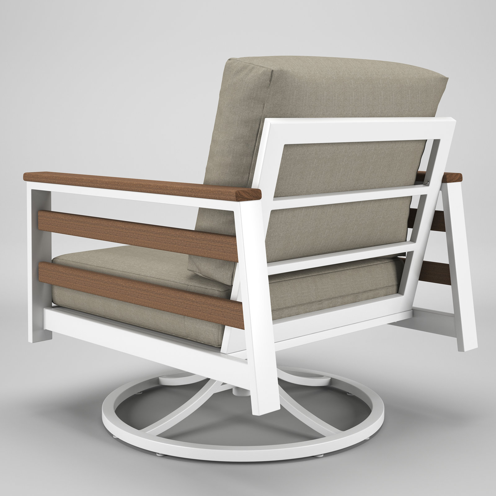 Townsend Sunbrella® Patio Lounge Chair, Canvas White