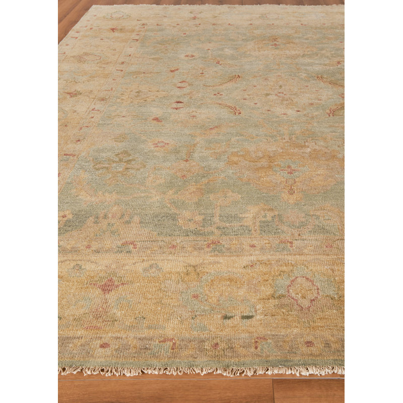 Antique Weave Oushak Wool Oriental Area Rug, Rectangle 14' x 18'