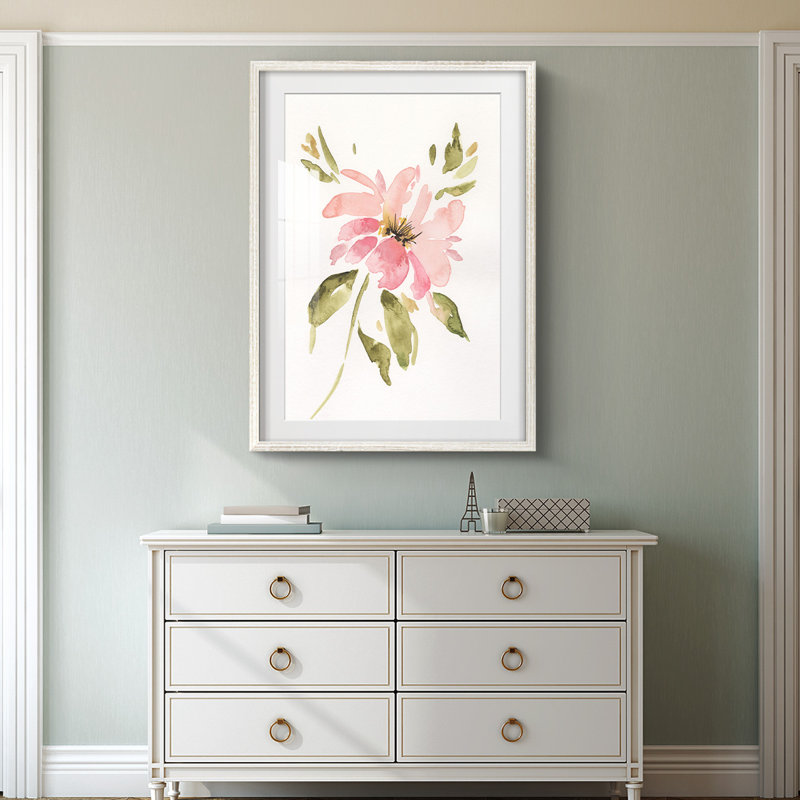 Chop III - Toile tendue avec châssis, H 28,5 po x l 20,5 po, Blanc