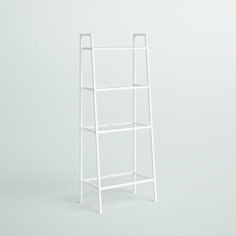 Ladder Bookcase, White