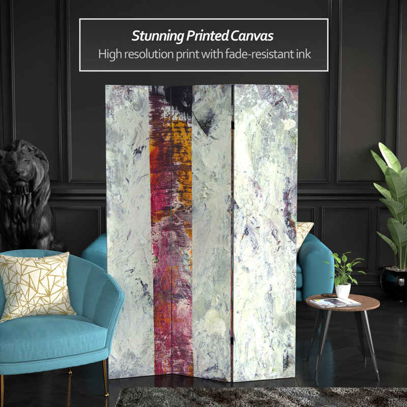 Ravello 3 Panel Room Divider, White