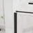 Shower Enclosure Frameless 36 In.d X 36 In. W X 72 In. H, Corner Shower Door With 1/4 In. Clear Tempered Glass, Pivot Opening, Black Finish