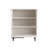 Stylish Multi-Purpose Cabinet, White Finish, 29.5 x 35.5 x 15.0 inches | 100% Melamine Coated Particle Board, Thickness: 0.7 inches | Durable Metal Legs, Modern Design for Home Office & Storage Solutions-321202876