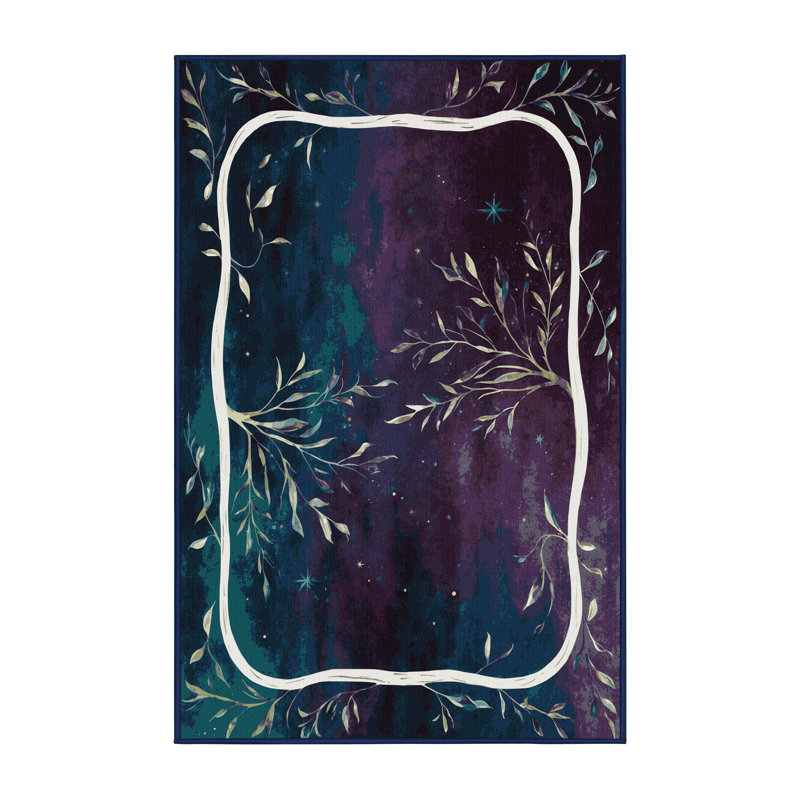 Cosmic Bloom Rug, Rectangle 3' x 5'