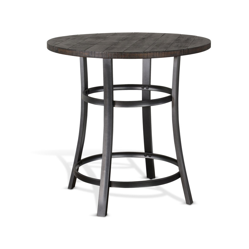 Table de salle à manger Gabrie, H 36 po x L 36 po x l 36 po