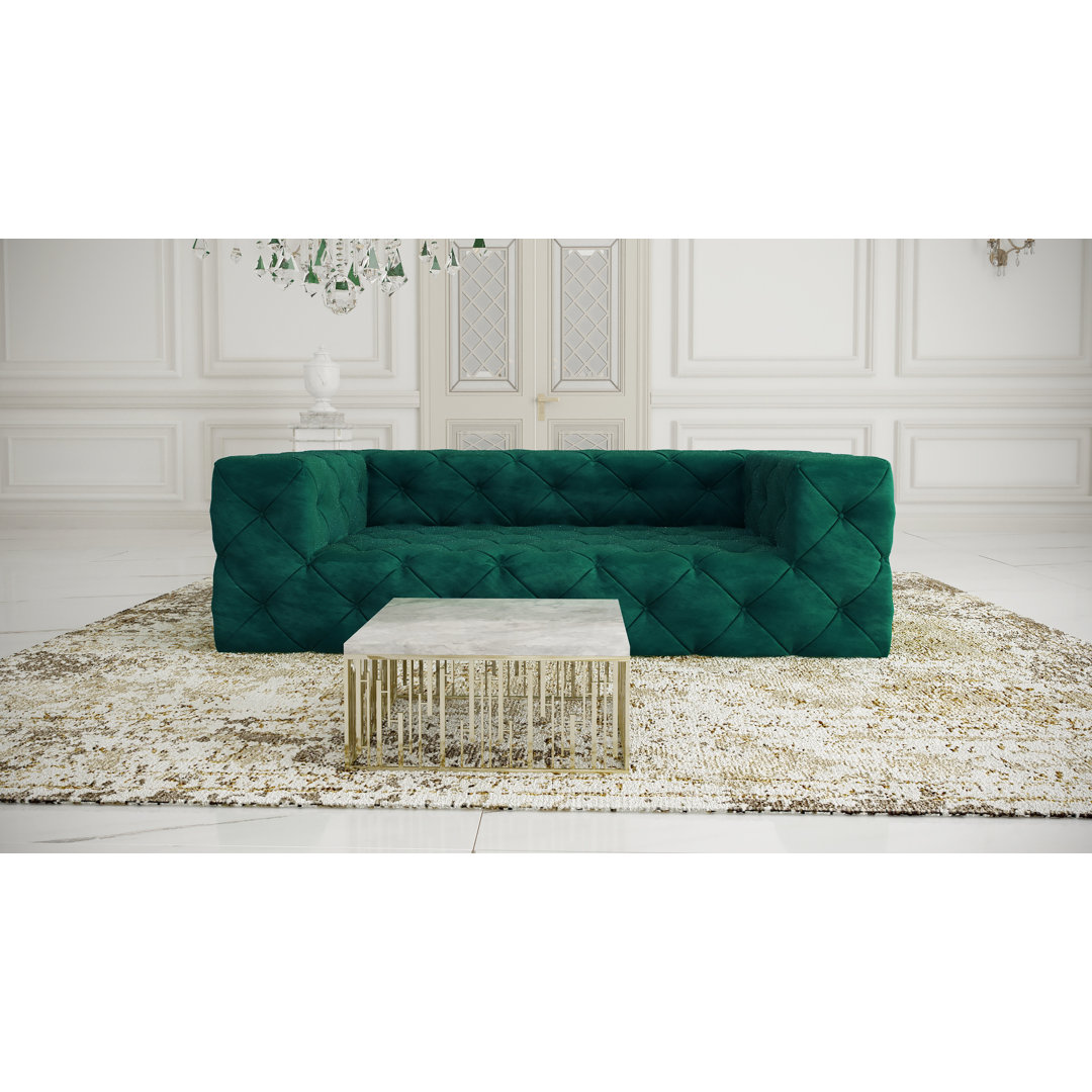 3-Sitzer Sofa Renae aus Samt