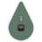 Ullyot MDF Wall Clock with Aluminum Hands and Silent Non-Ticking Teardrop Shaped Design-1564157078-1538751425