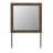 Brown Wood Framed Dresser Mirror