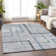 Premium Machine Washable Prisco Gray Rug