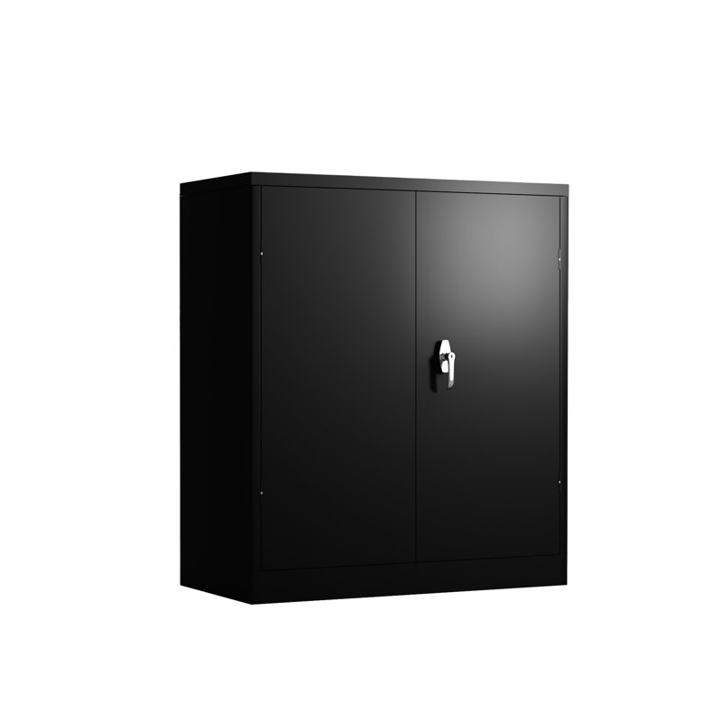 Armoire en métal avec serrure pour le garage - 2 portes, capacité de tablette de 120 lb