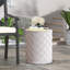 Table d'appoint de patio au design élégant