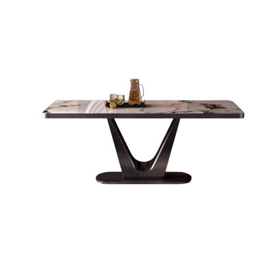 Angelian Metal Base Dining Table