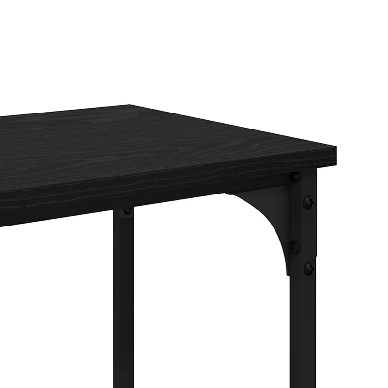 Console Table, Black Oak, Black Oak / Black