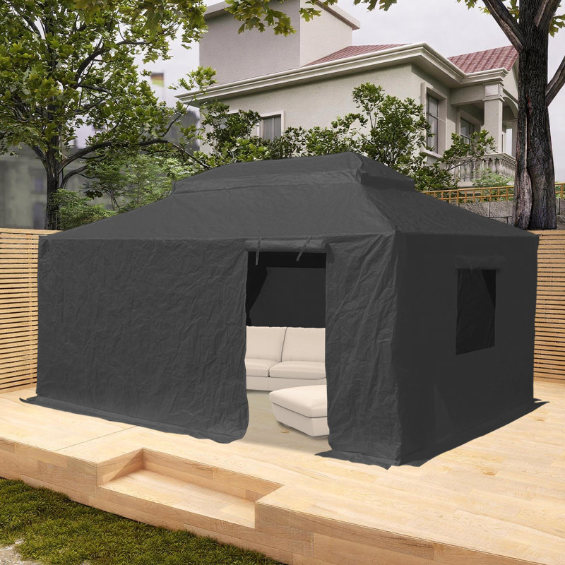 Housse universelle d'hiver pour pavillon de jardin, H 121 po x l 160 po x P 124 po