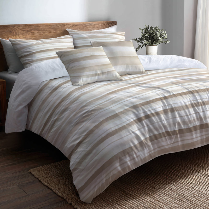 Ensemble de literie 5 pièces Modern Modern, Housse de couette très grand + 4 pièces supplém