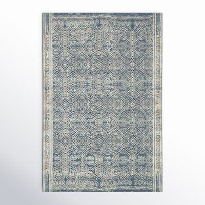 Davana Ocean Geometric Outdoor Rug