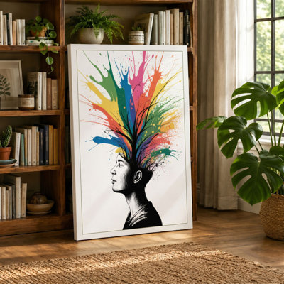 Creative Burst Modern - Wrapped Canvas