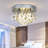 Bismarck 3 - Light 9.84-Inch Recessed Crystal Drum Chandelier