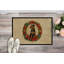 Paillasson Airedale Terrier Christmas Flowers_2296
