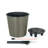 2-Pack Self-Watering Wicker Decor Planter