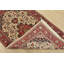 Tapis Qom fin 97 cm x 157 cm, laine/soie ivoire, tapis traditionnel noué à la main