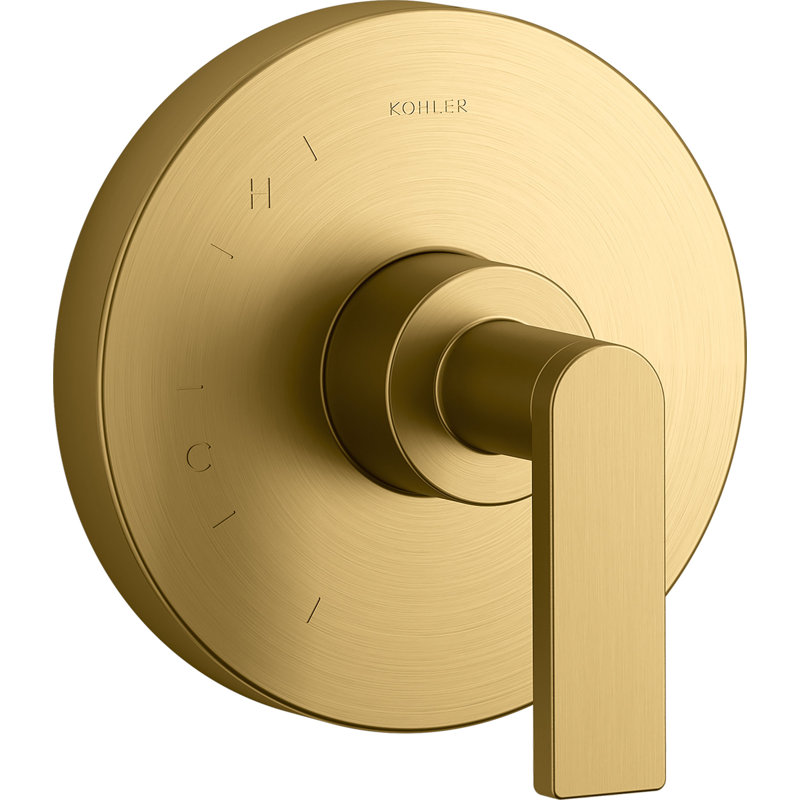 Composed® Thermostatic Faucet Trim with Lever Handle, Brushed Gold