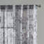 Polyester Printed Floral Rod Pocket And Back Tab Voile Sheer Curtain-1661969690-1661969689