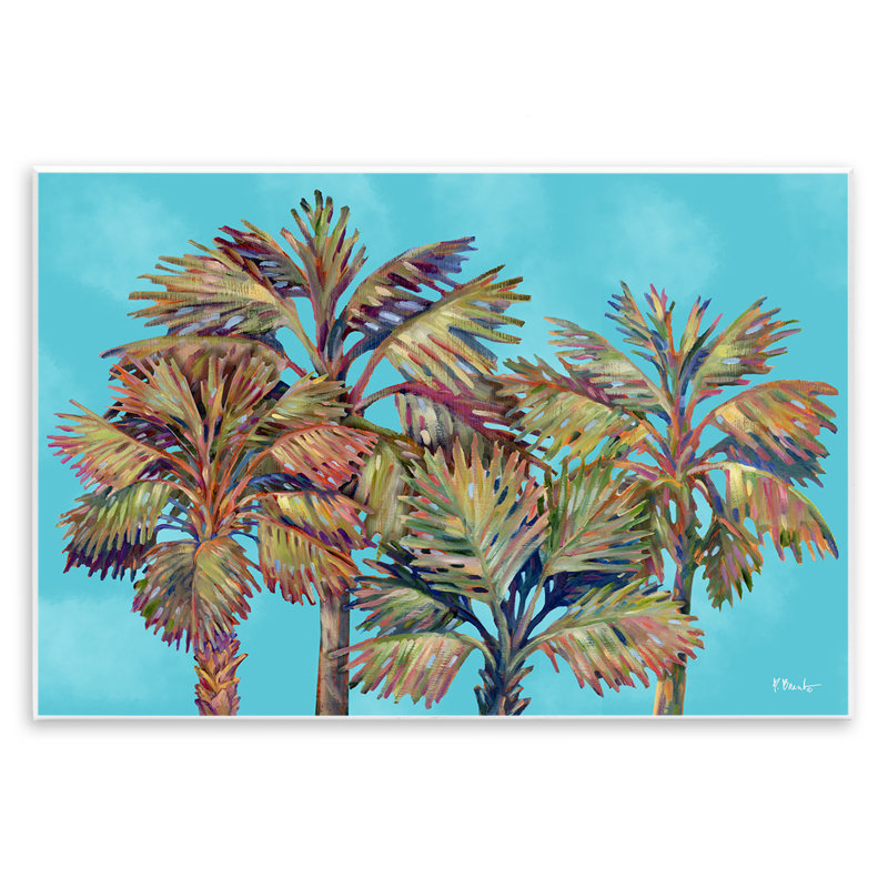  «Bondi Beach Palms» par Paul Brent, H 10 po x l 15 po