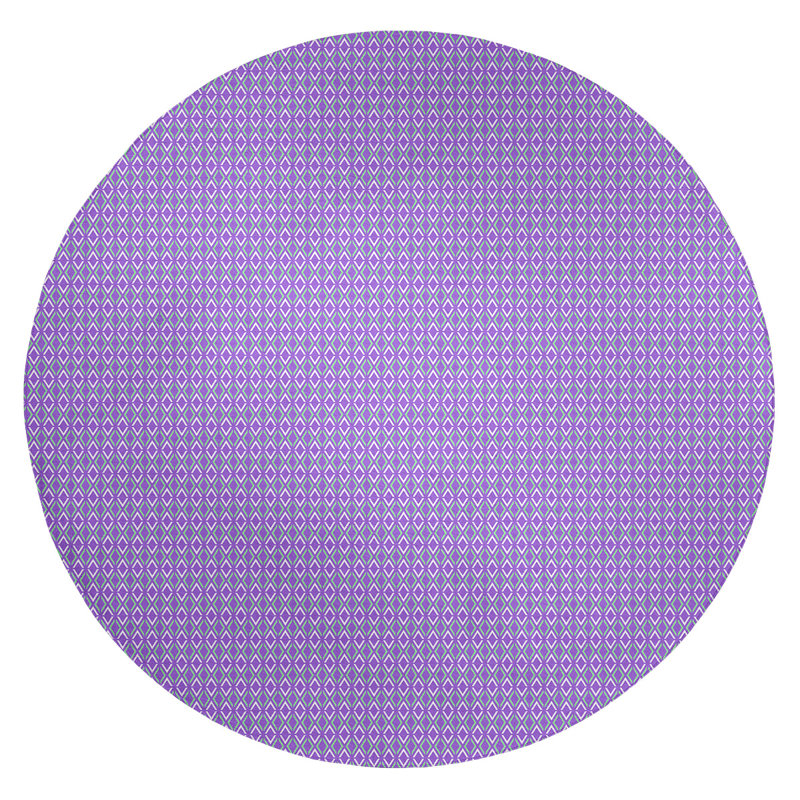 Tapis de zone mauve losanges arrow, Rectangle 3 pi x 5 pi