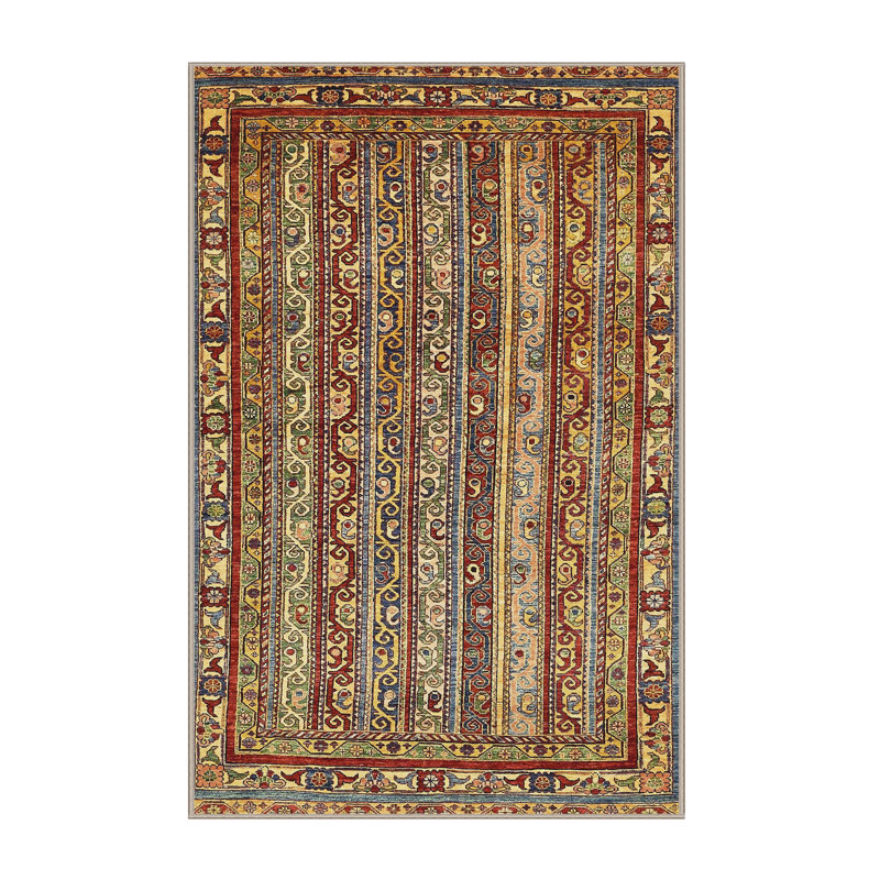 Abstract Indoor Rug, Rectangle 2' x 4'